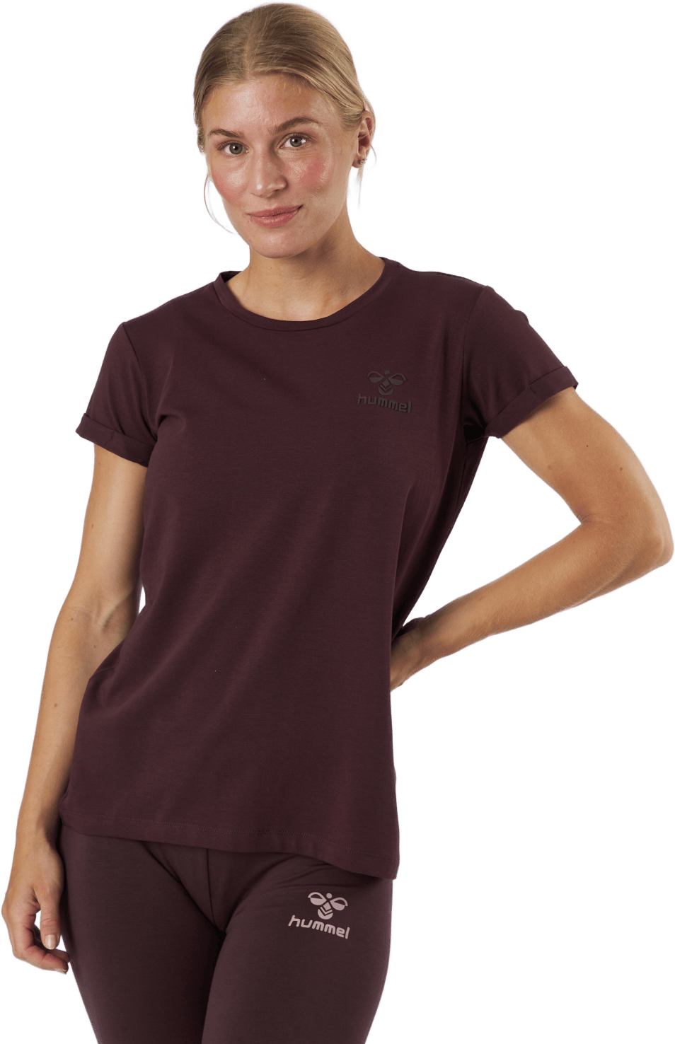 Hmlisobella T-shirt S/s Fudge, Female, Apparels, T-shirt, Purple, S