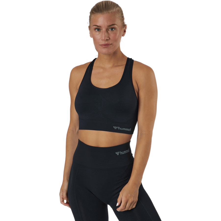 Hmltif Seamless Sports Top Black