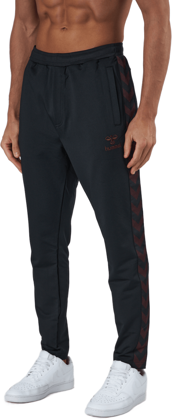 Hmlnathan 2.0 Tapered Pants Black/fudge - Bild 2