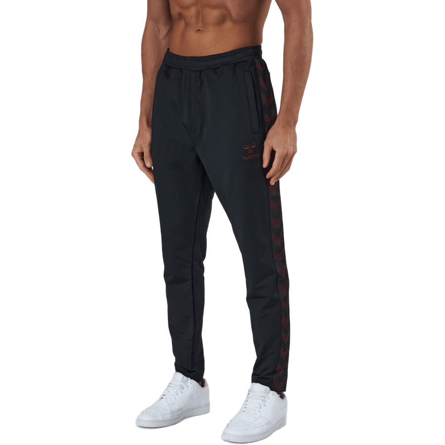 Hmlnathan 2.0 Tapered Pants Black/fudge - Bild 2