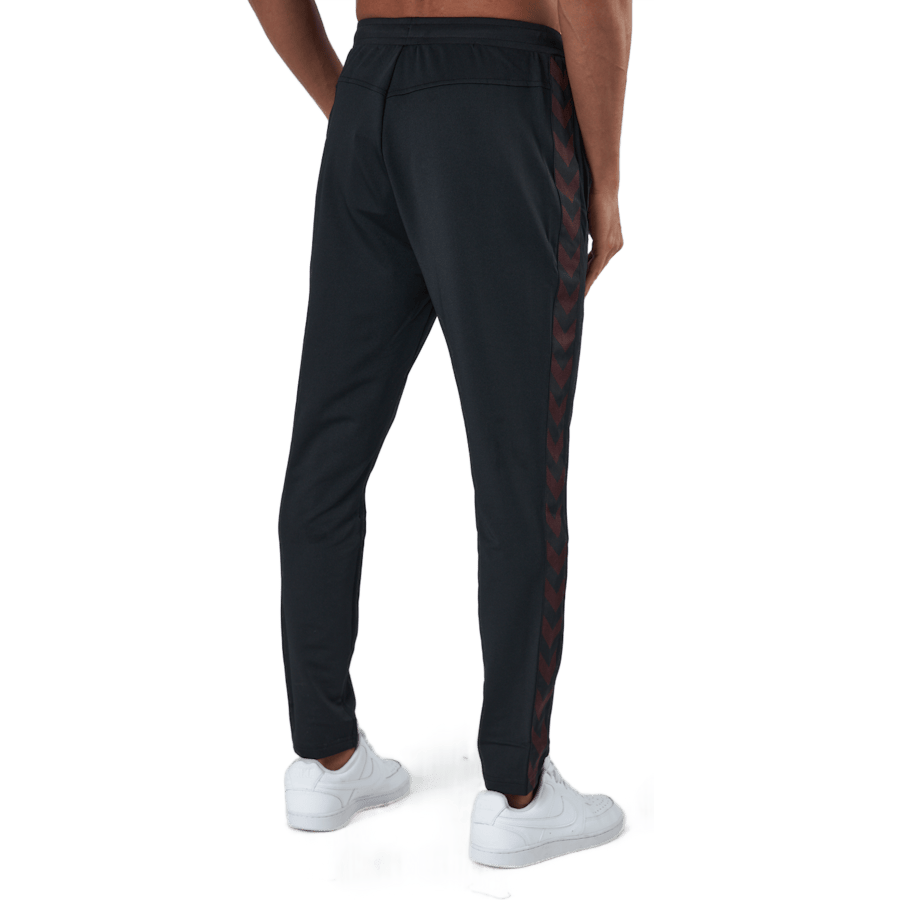 Hmlnathan 2.0 Tapered Pants Black/fudge - Bild 3