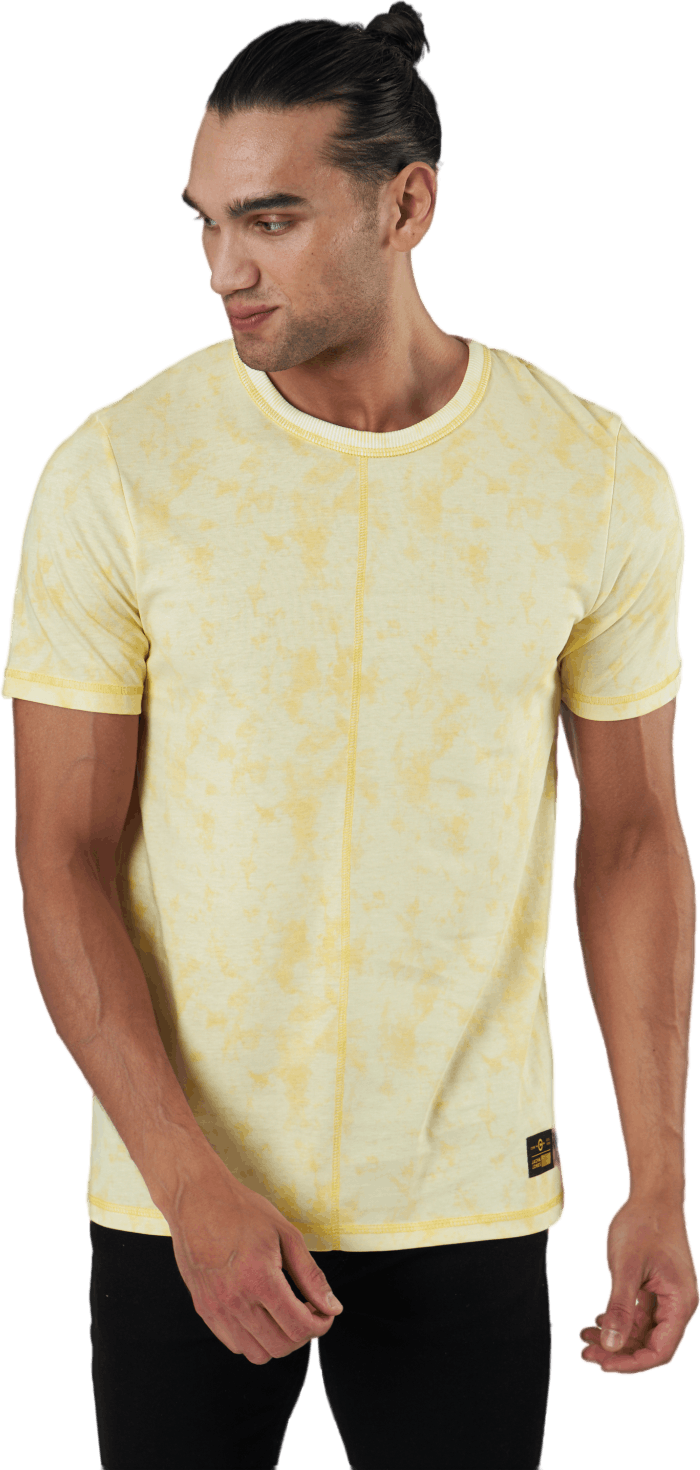 Jcowayne Tee Ss Crew Neck Maize, Male, Klær, T skjorte, Gul, L