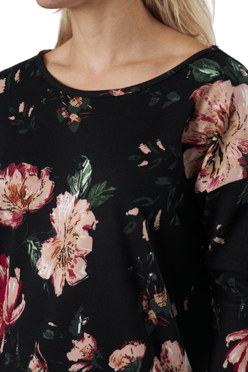 Onlelcos 4/5 Aop Top Jrs Noos Black W/jasmin Flower 15 - Bild 4