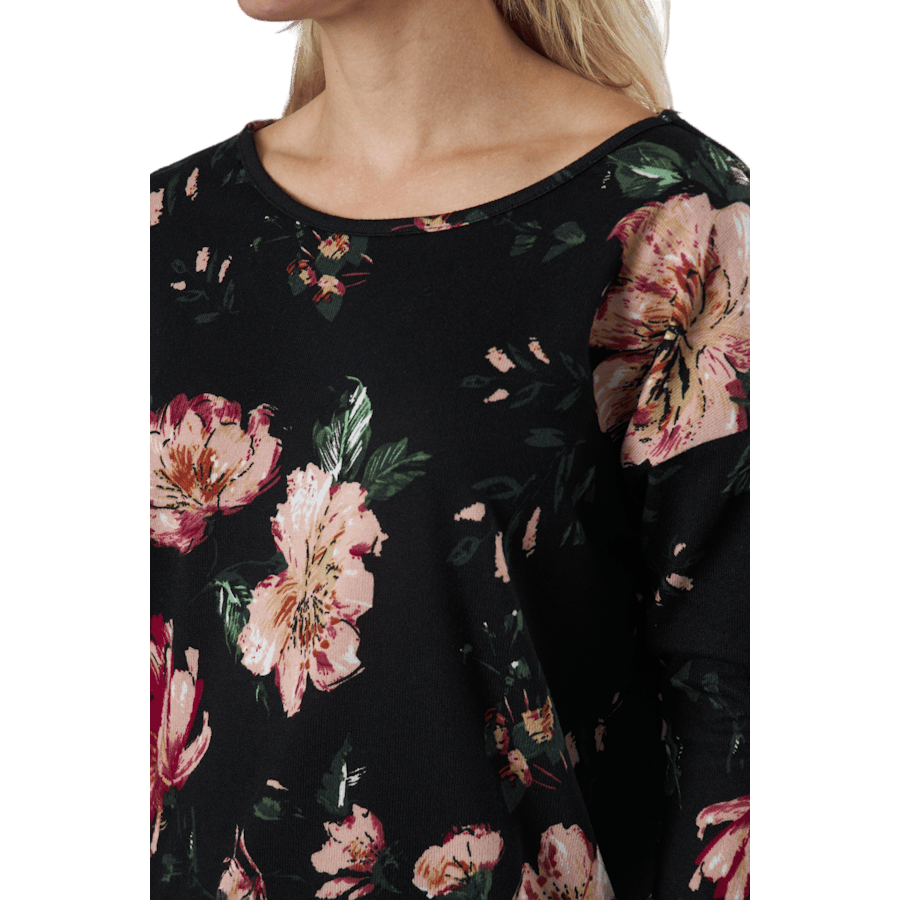 Onlelcos 4/5 Aop Top Jrs Noos Black W/jasmin Flower 15 - Bild 4