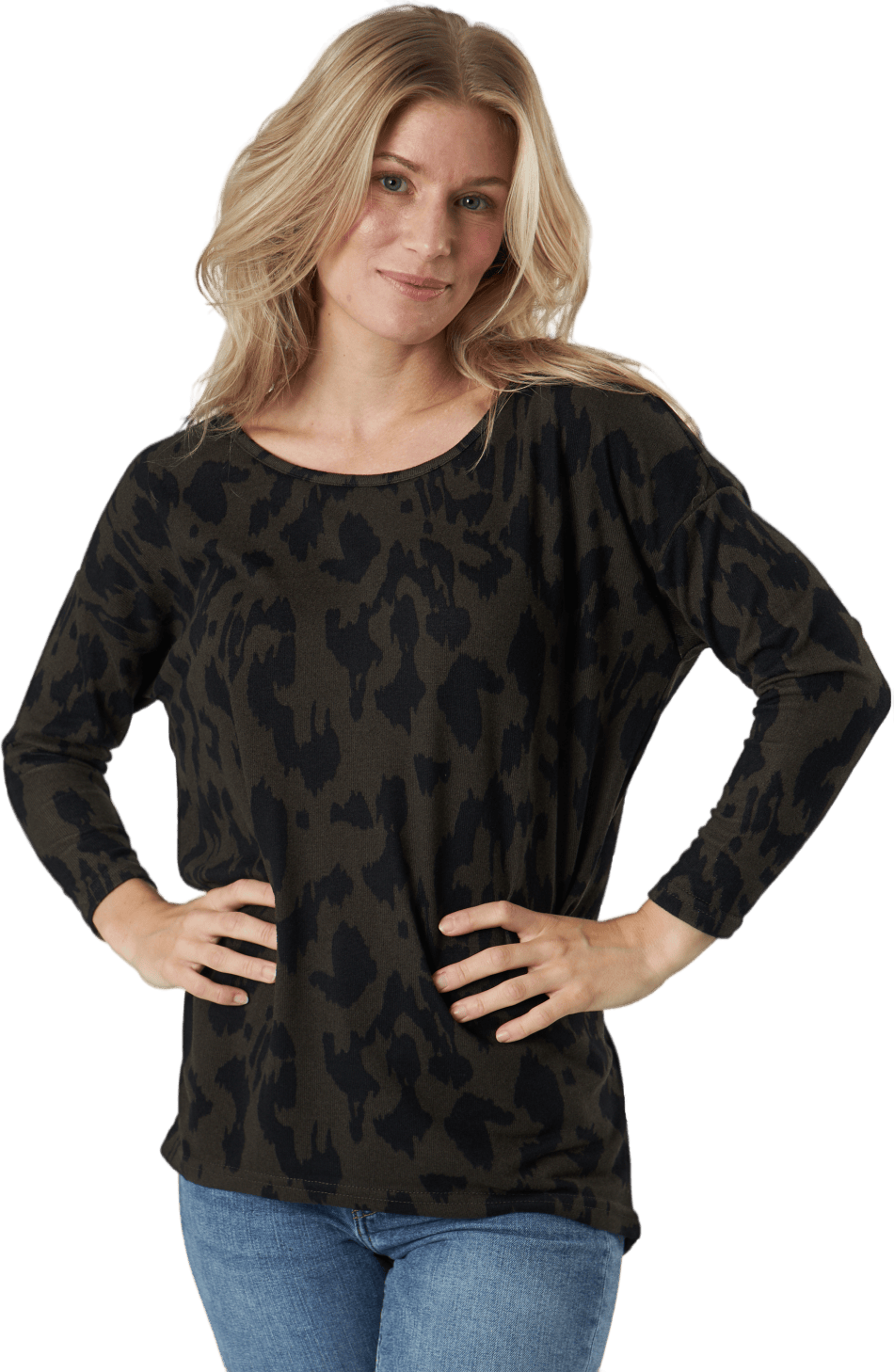 Onlelcos 4/5 Aop Top Jrs Noos Grape Leaf - Bild 2