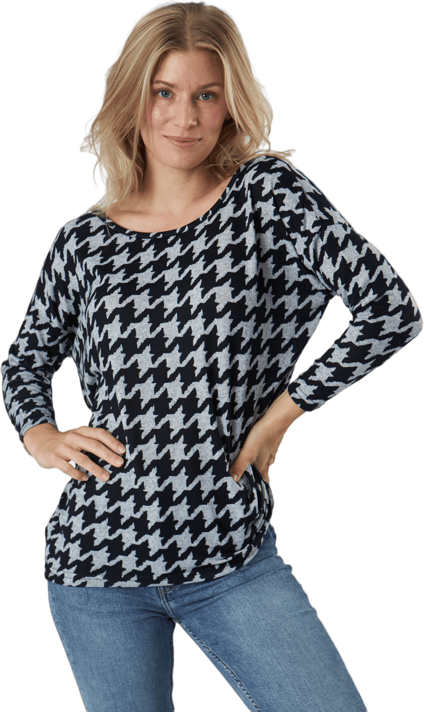 Onlelcos 4/5 Aop Top Jrs Noos Light Grey Melange