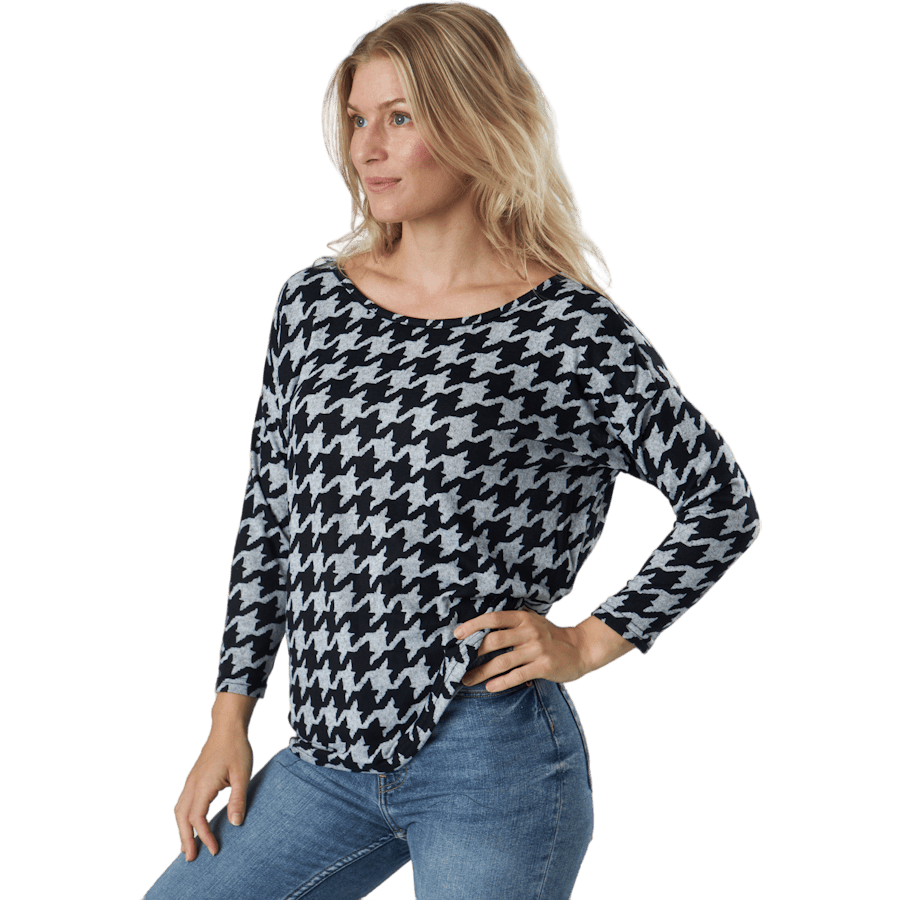 Onlelcos 4/5 Aop Top Jrs Noos Light Grey Melange - Bild 2