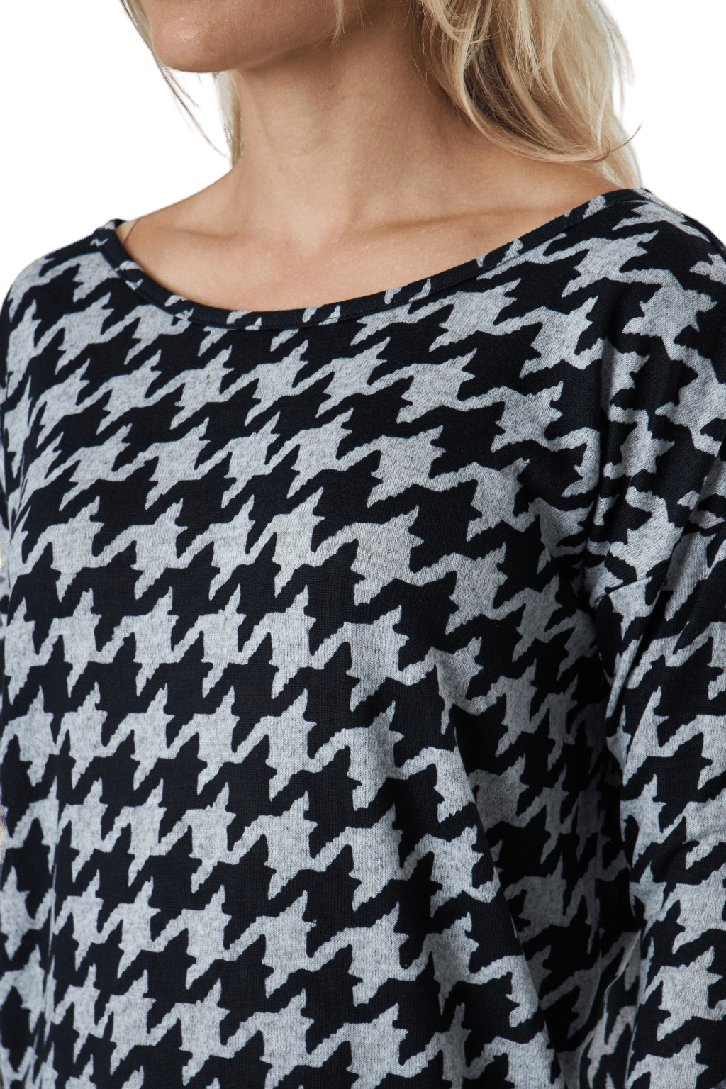 Onlelcos 4/5 Aop Top Jrs Noos Light Grey Melange - Bild 4