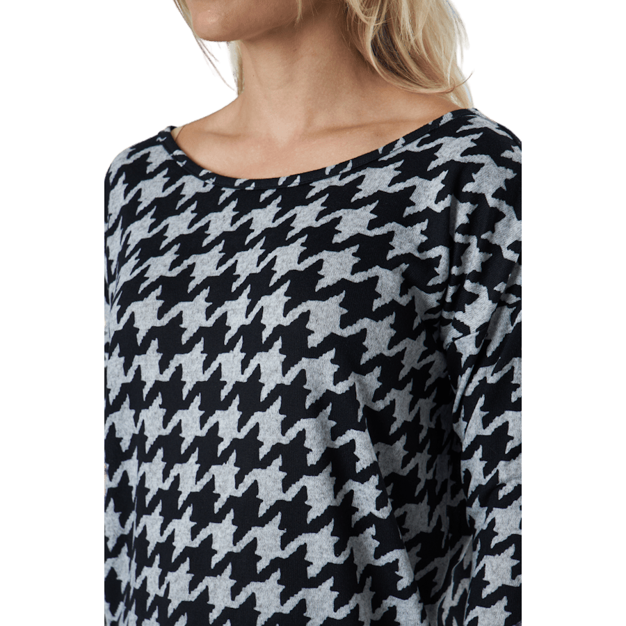 Onlelcos 4/5 Aop Top Jrs Noos Light Grey Melange - Bild 4