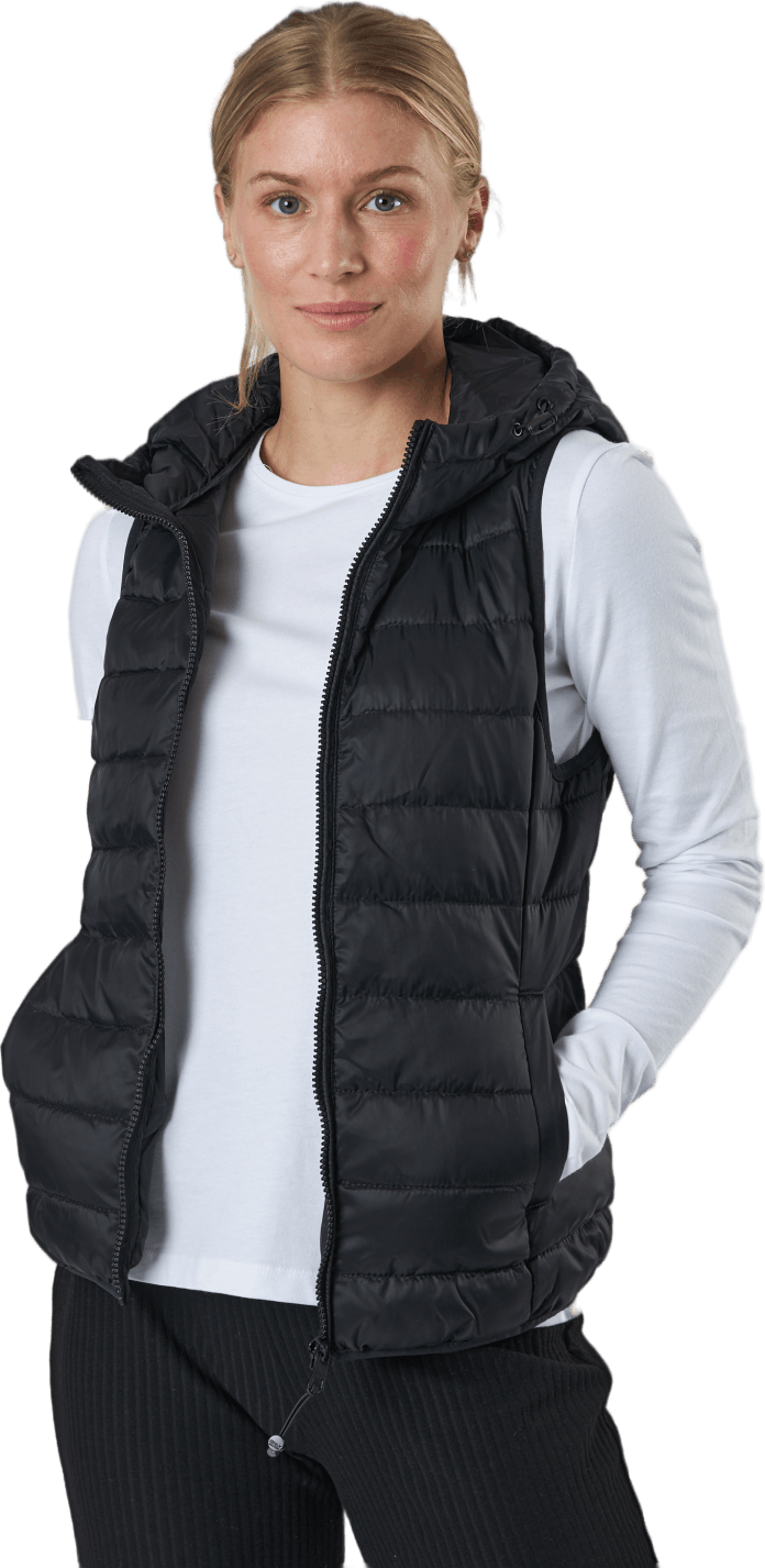 New Tahoe Hood Waistcoat Black, Female, Kleding, jassen, Zwart, XS