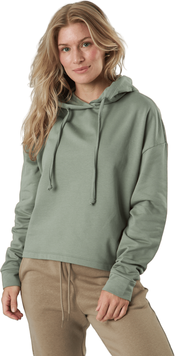 Onldreamer Life L/s Hood Swt N Shadow, Female, Kläder, Skjortor, Grön, XS