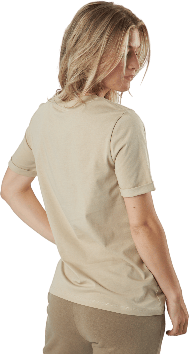 Pcria Ss Fold Up Solid Tee Noo White Pepper - Bild 3