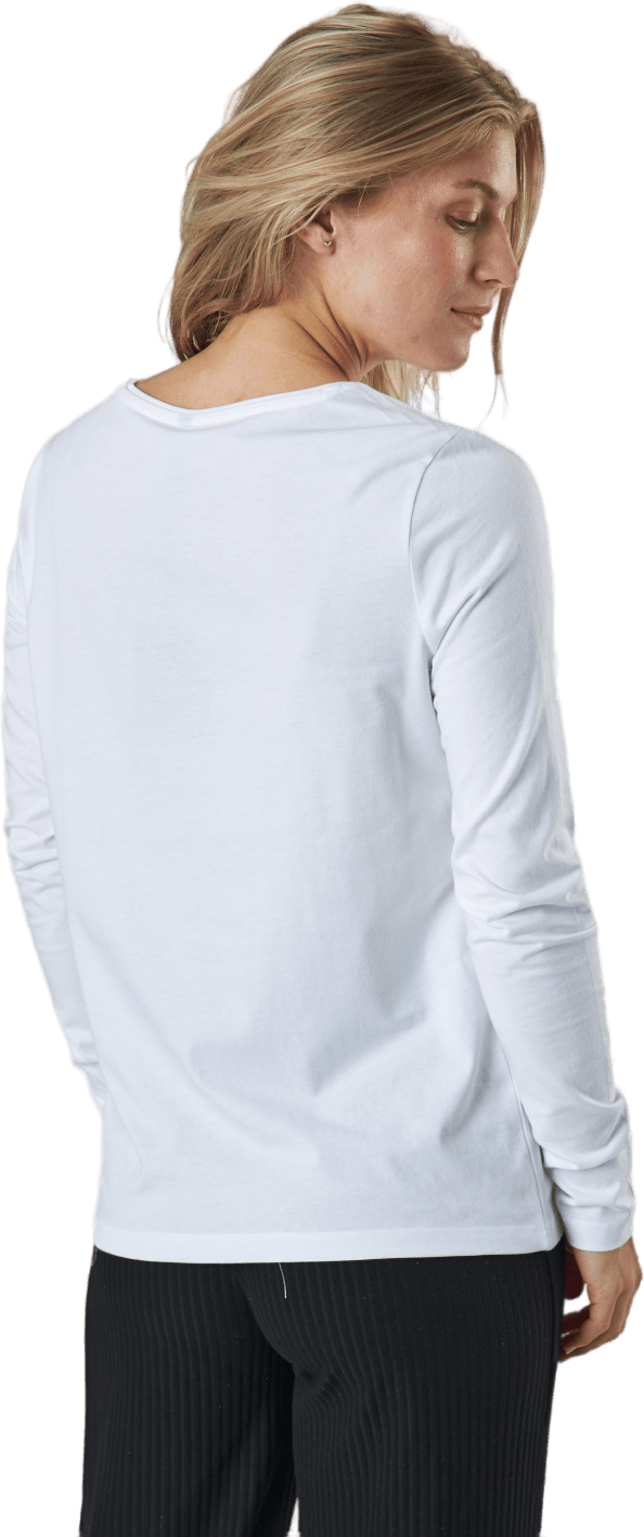 Pcria Ls New Tee Noos Bc Bright White - Bild 3