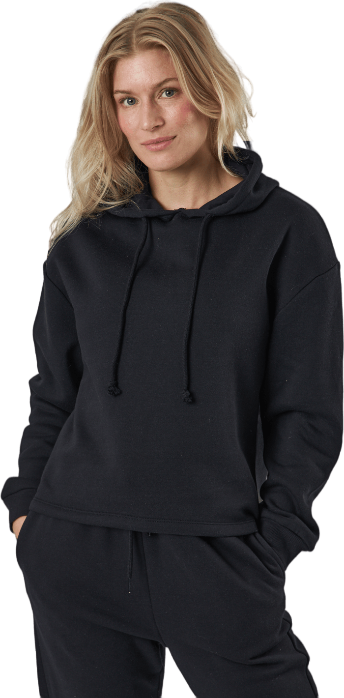 Pcchilli Ls Hoodie Noos Bc Black, Female, Apparels, Shirts, Black, M