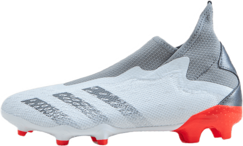 Predator Freak .3 Ll Fg Cloud White / Iron Metallic / Solar Red, Unisex, Shoes, Football shoes, Soccer, White, UK 9
