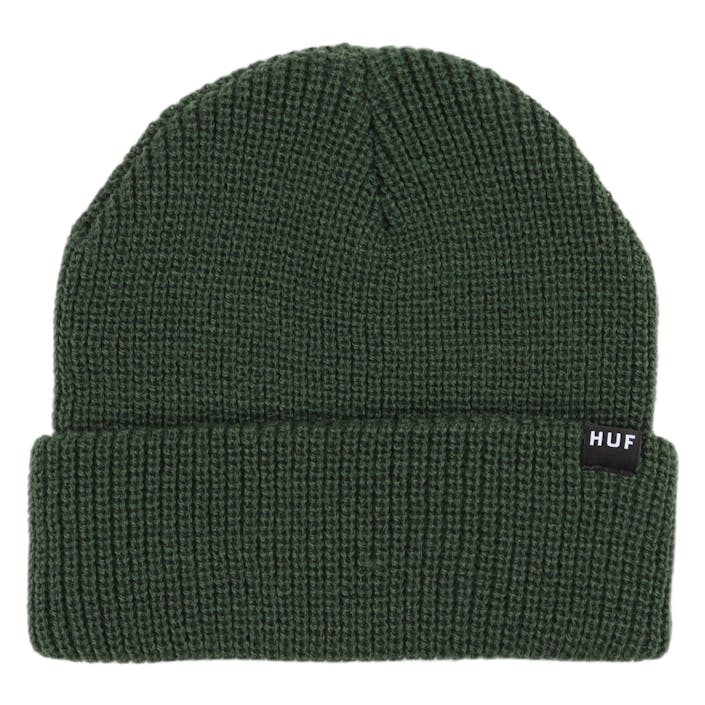 Essentials Usual Beanie Dark Green, Unisex, Apparels, Hats & Caps, Green, ONESIZE