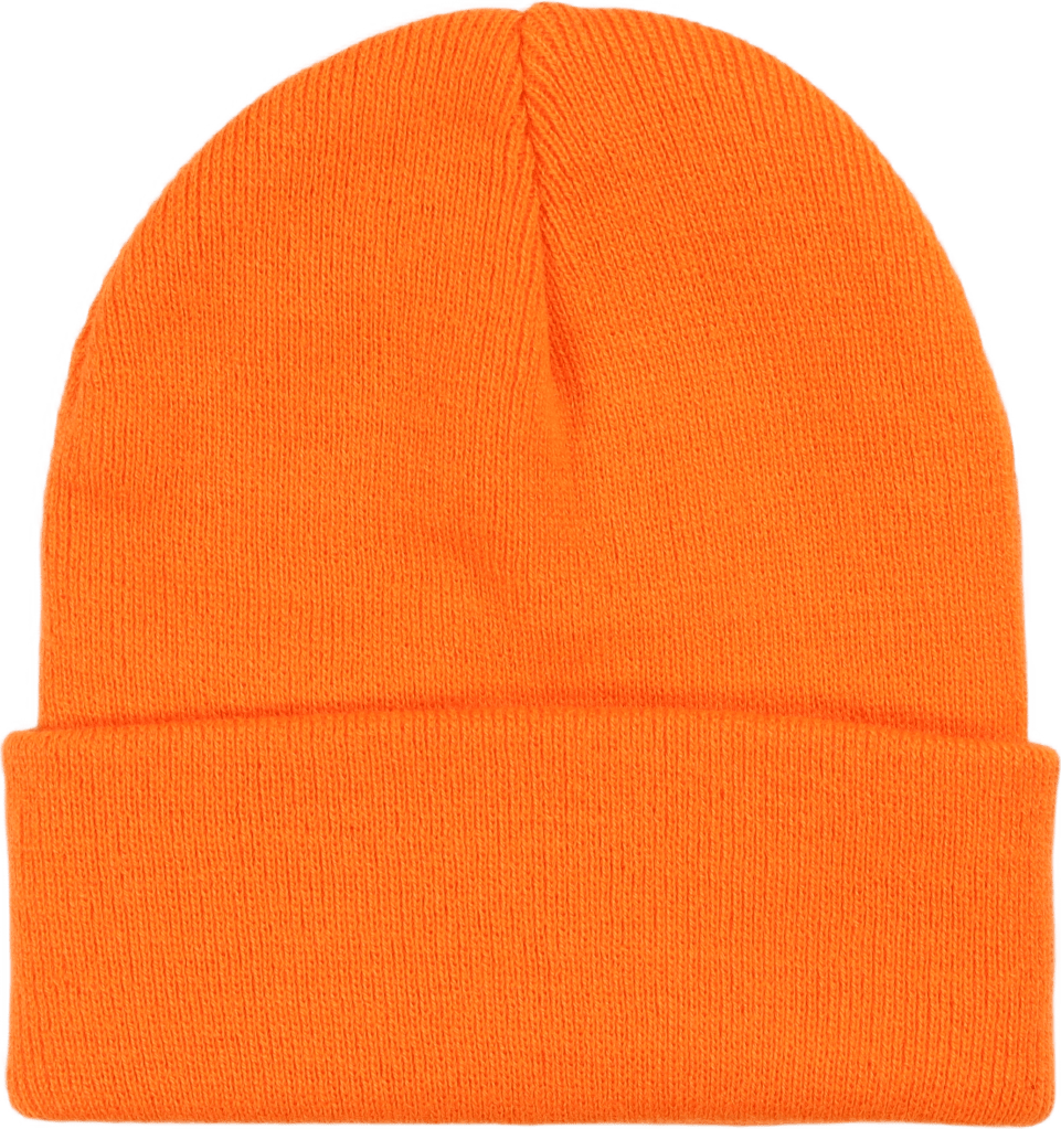 Essentials Box Logo Beanie Orange - Bild 2