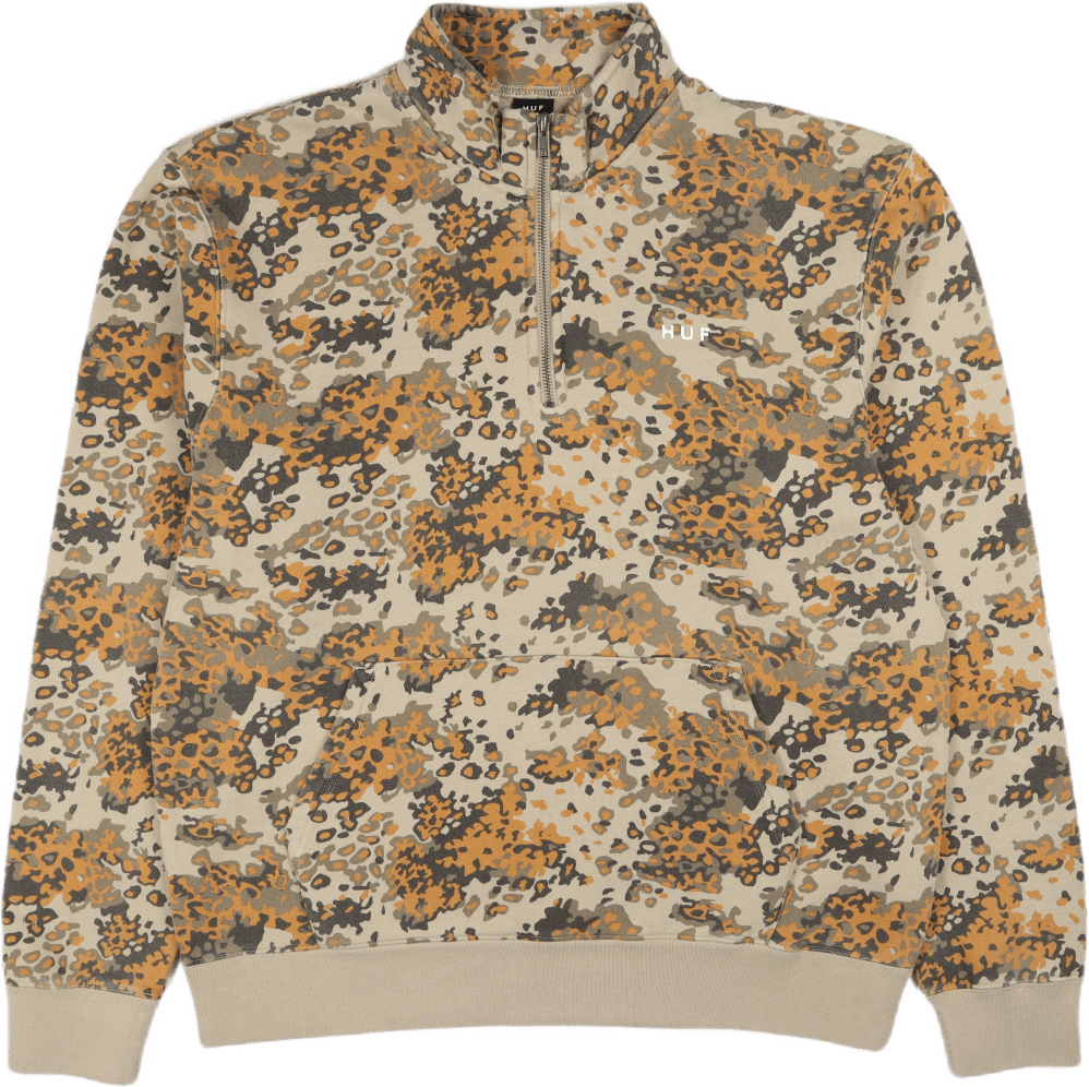 Contra 1/4 Zip Fleece Tan Camo