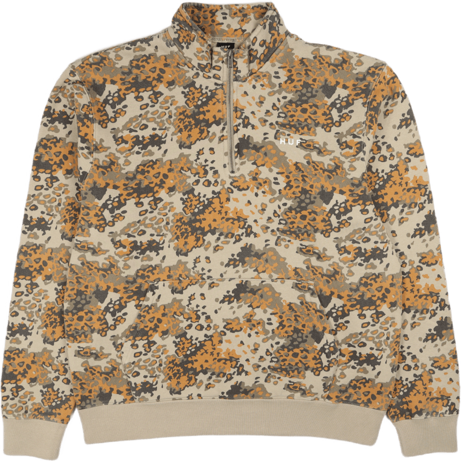 Contra 1/4 Zip Fleece Tan Camo