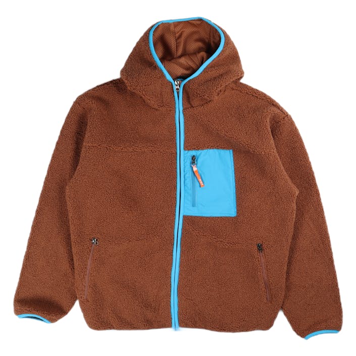 Fort Point Sherpa Jacket Dust Brown, Male, Odevy, bundy, Hnedá, XL