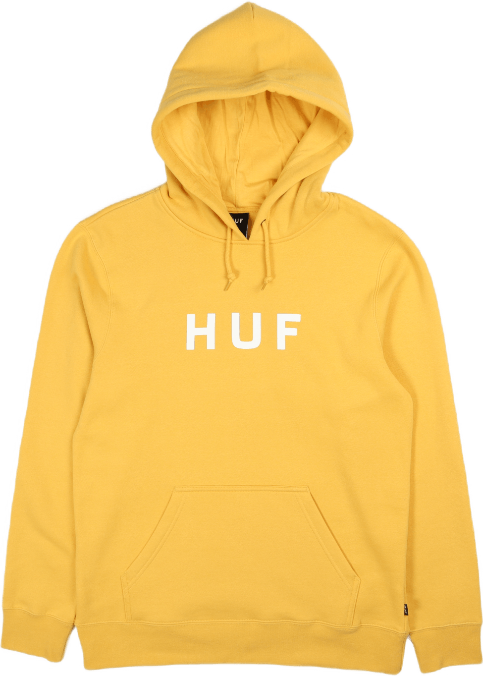 Essentials Og Logo P/o Hoodie Golden, Male, Tøj, hættetrøjer og sweatshirts, Gul, L