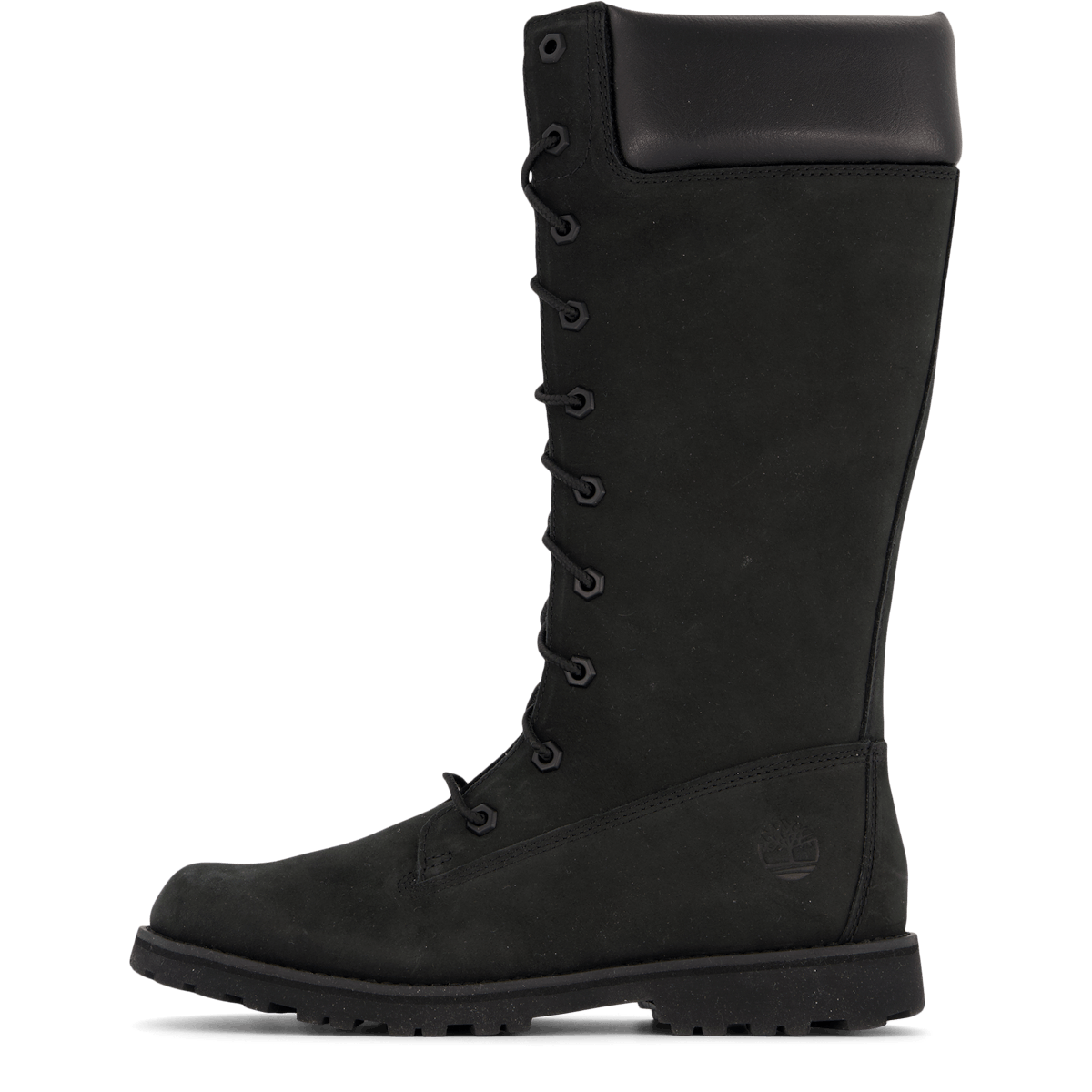Girls Classic Tall Lace Up Wit Black