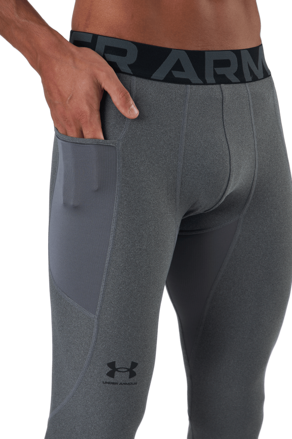 Ua Hg Armour Leggings Carbon Heather - Bild 4