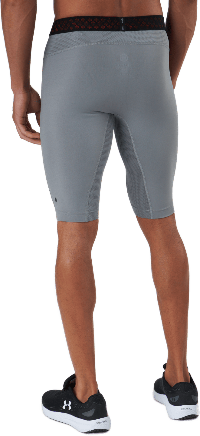 Ua Hg Rush 2.0 Long Shorts Concrete - Bild 3