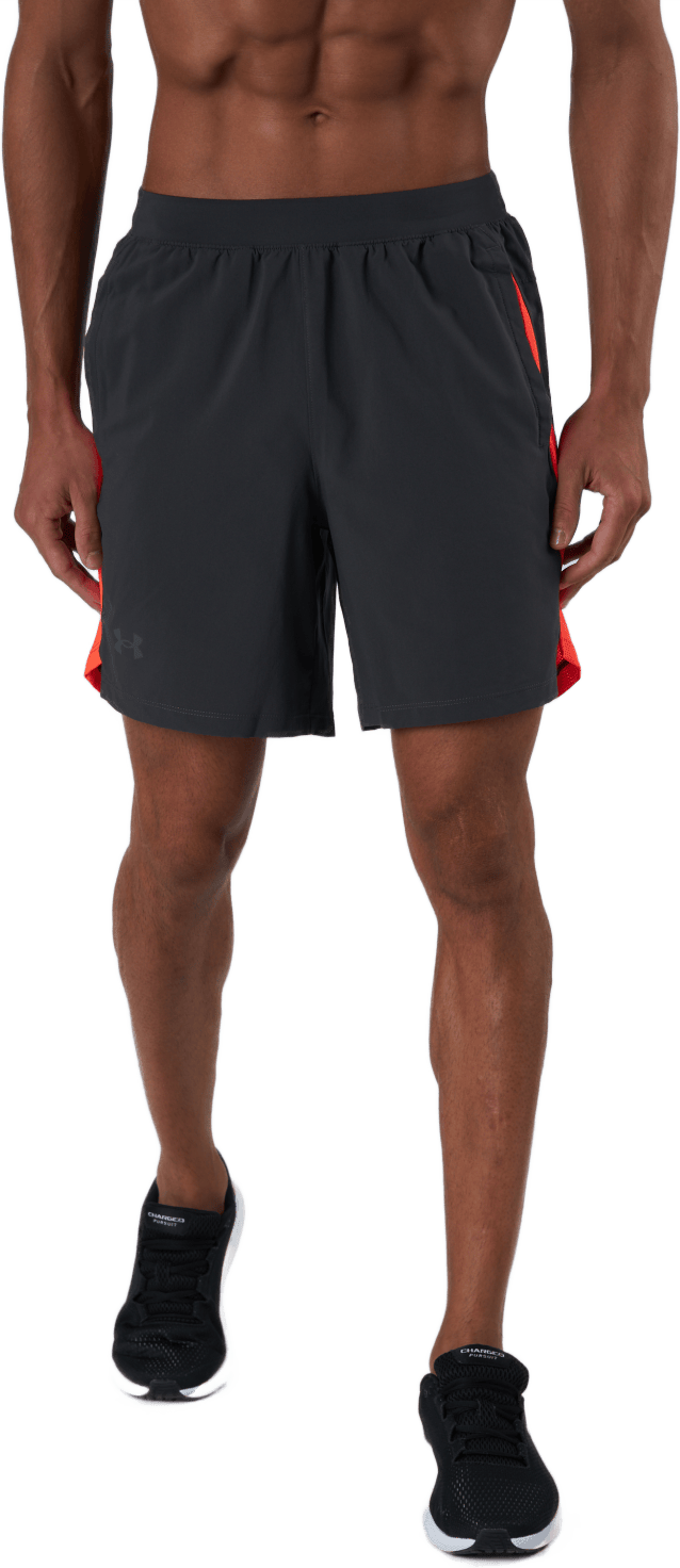 Ua Launch Sw 7'' Short Jet Gray, Male, Apparels, Shorts, Running, Grey, XL