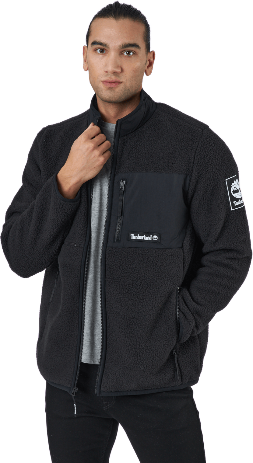 Oa Sherpa Jkt Black, Male, Apparels, Shirts, Black, L