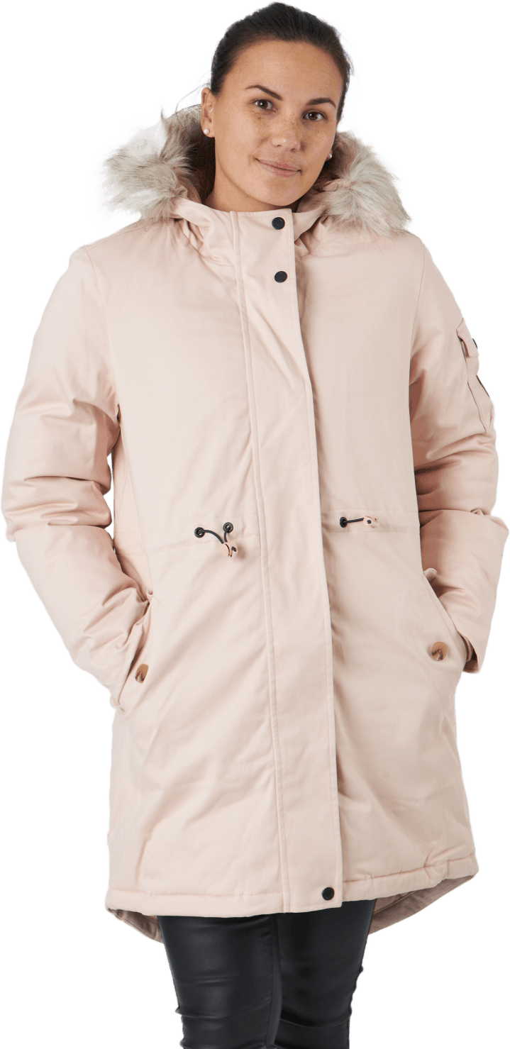 M-kelsey Sherpa Parka Cameo Rose, Female, Apparels, jackets, Pink, L