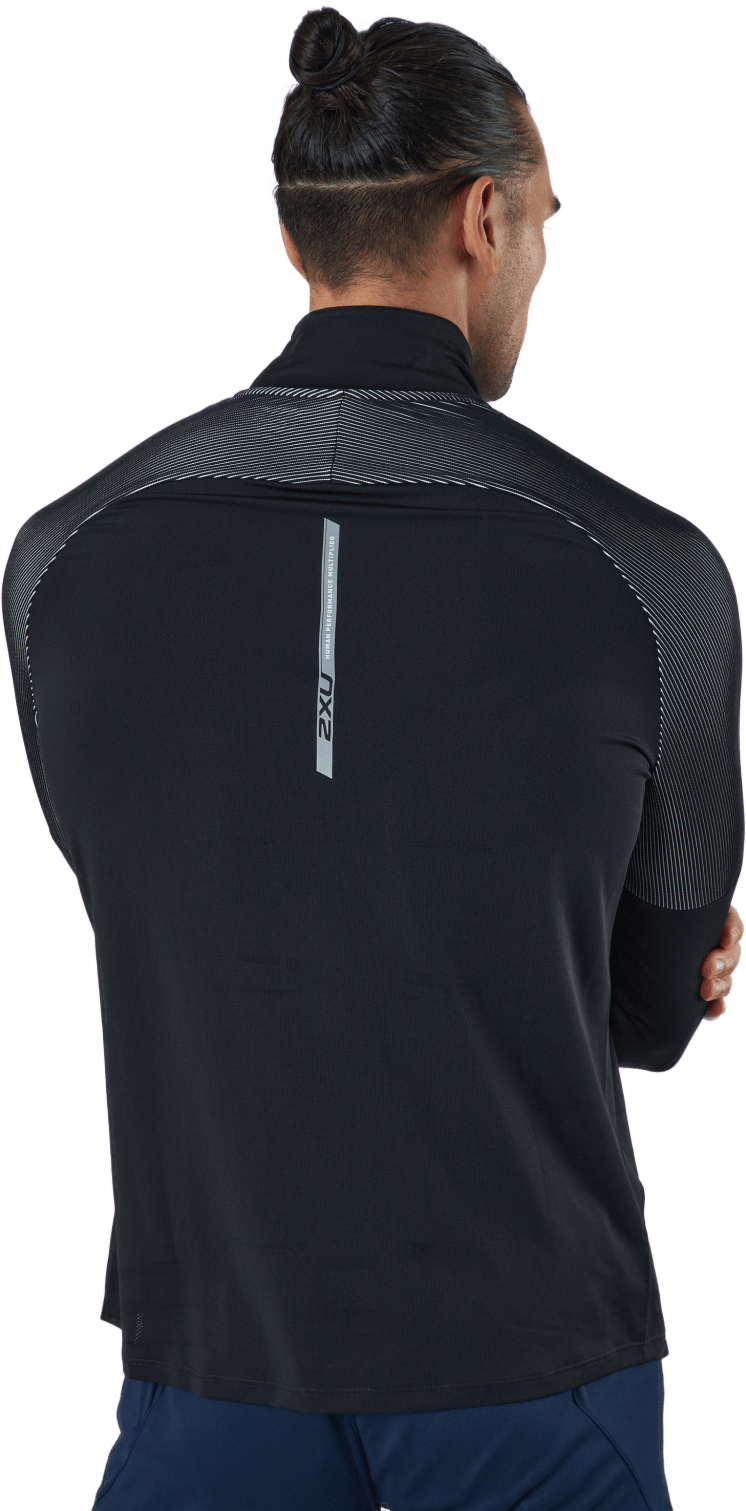 Light Speed 1/2 Zip Black/silver Reflective - Bild 3