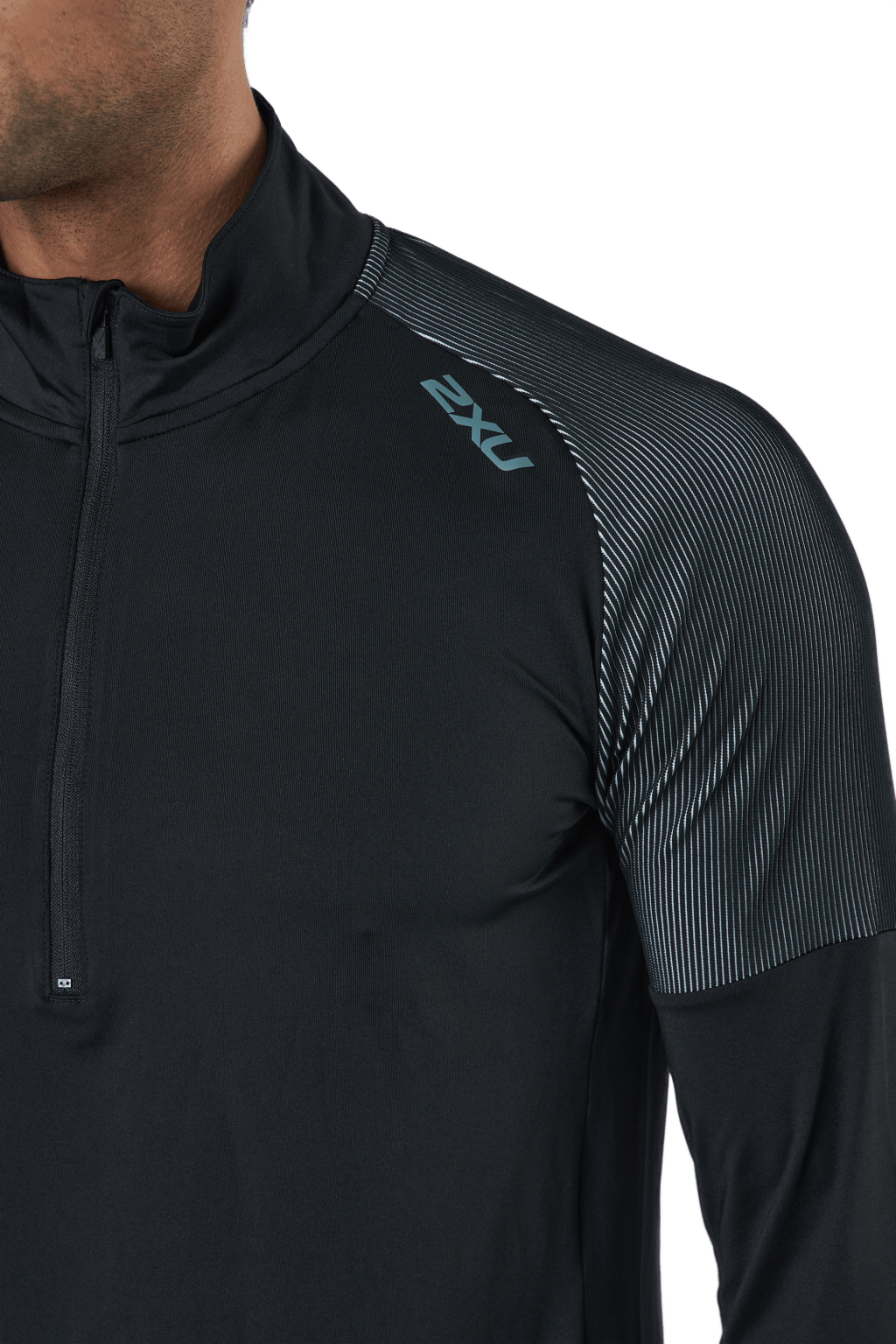 Light Speed 1/2 Zip Black/silver Reflective - Bild 4