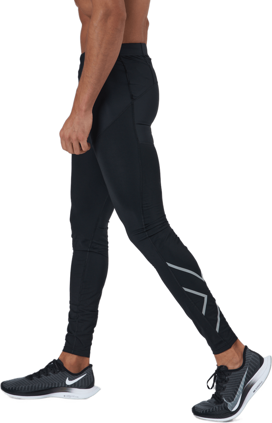 Aero Vent Compression Tights Black/silver Reflective - Bild 2