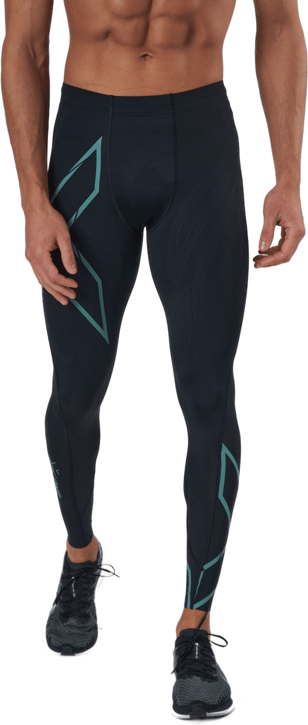 Light Speed Compression Tight Black/silver Sage Reflective - Bild 2