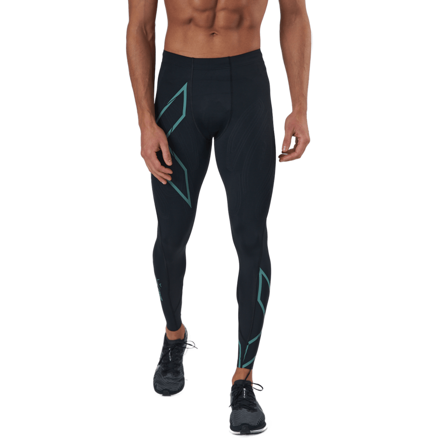 Light Speed Compression Tight Black/silver Sage Reflective - Bild 2