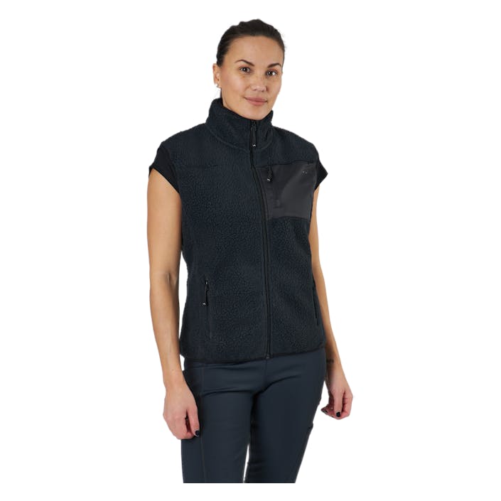Celeste Waistcoat Black, Female, Apparels, jackets, Black, L