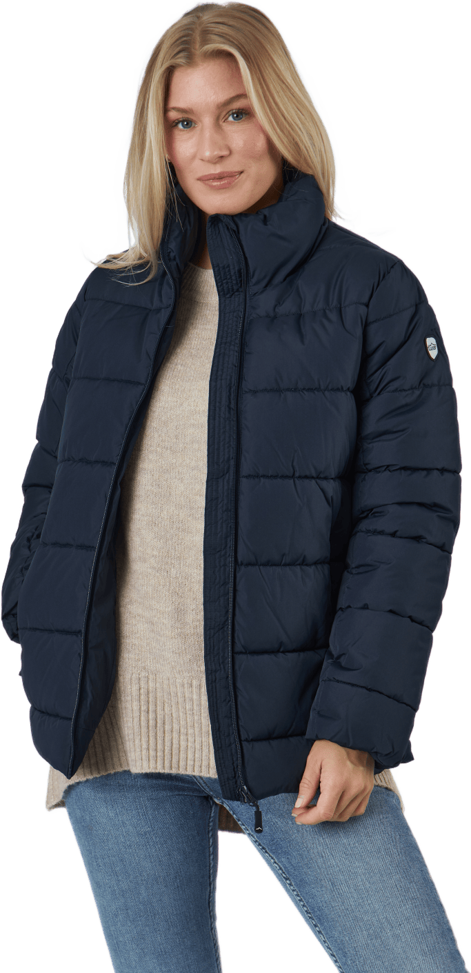 Clara Jacket Dark Navy, Female, Apparels, jackets, Blue, XL