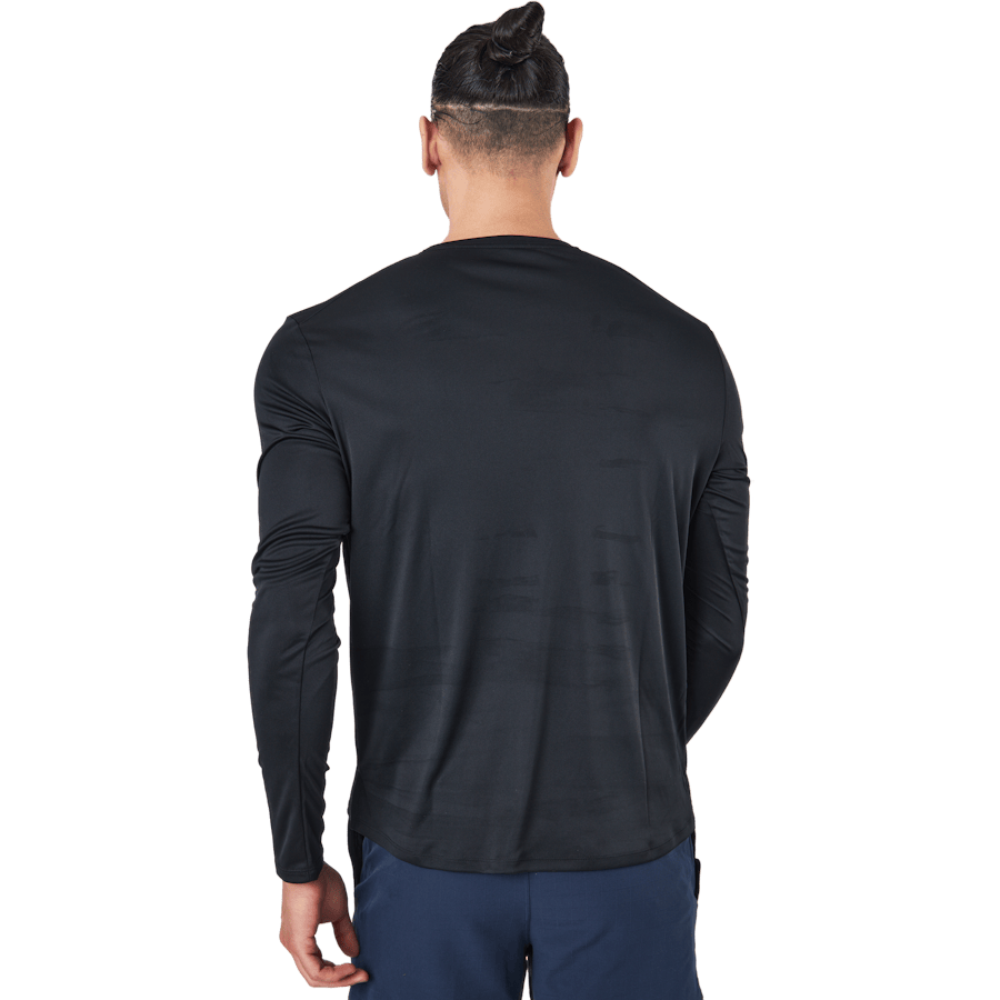 Dri-FIT Miler Men's Long-Sleeve Running Top BLACK/REFLECTIVE SILV - Bild 3