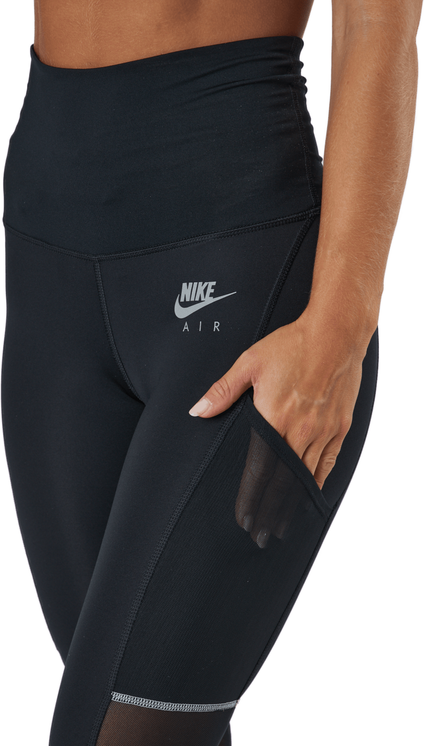 Air Dri-fit Women's 7/8-length Black/white/reflective Silv - Bild 4