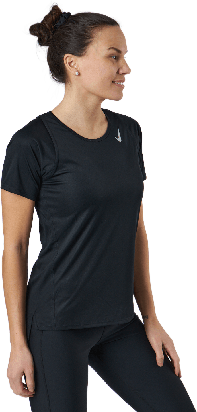 Dri-FIT Race Women's Short-Sleeve Running Top BLACK/REFLECTIVE SILV - Bild 2