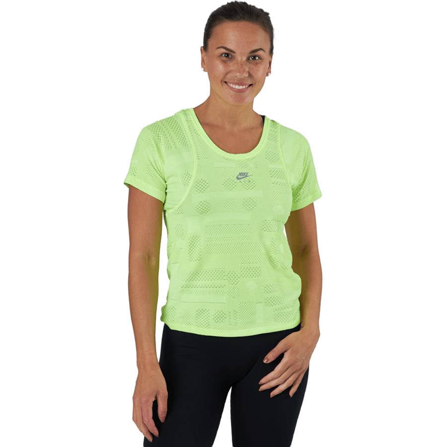Air Dri-fit Women's Short-slee Volt/reflective Silv
