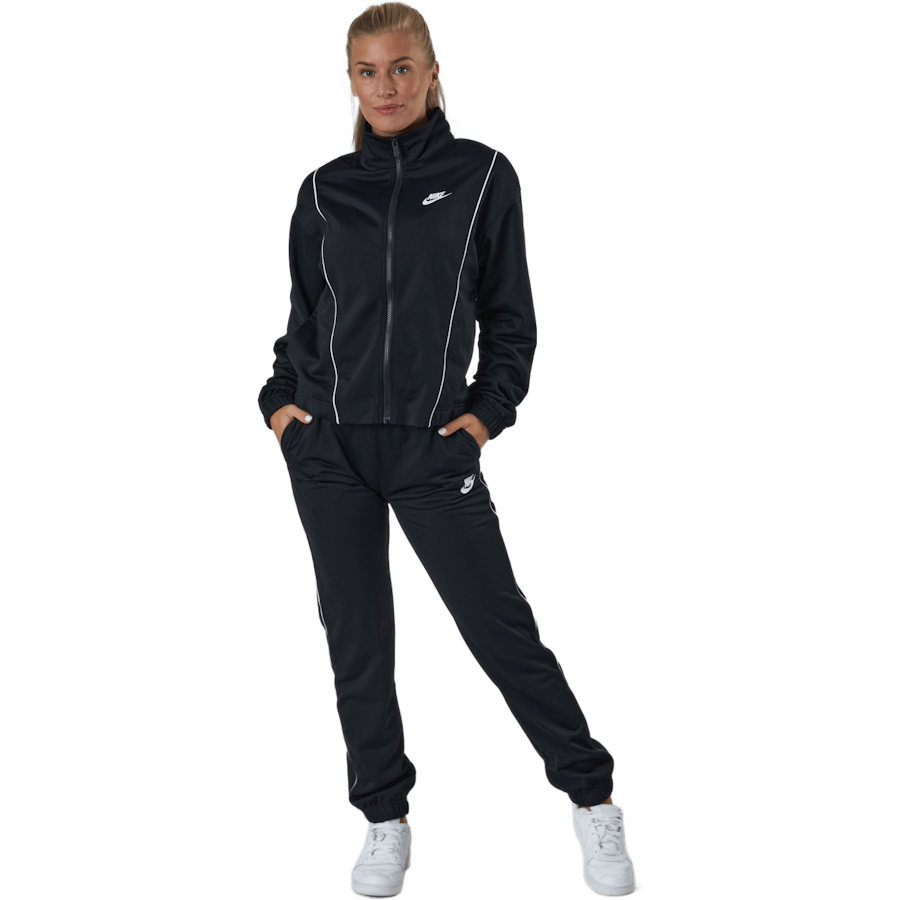 Sportswear Women’s Fitted Track Suit BLACK/WHITE/WHITE