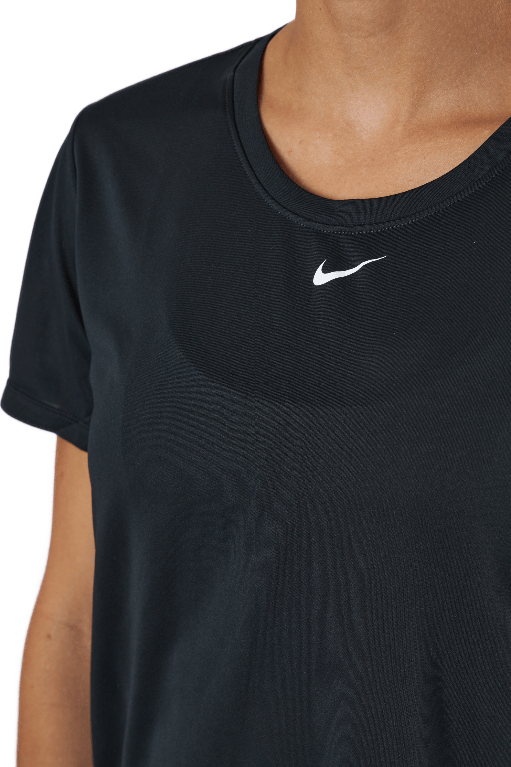 Dri-FIT One Women's Standard Fit Short-Sleeve Top BLACK/WHITE - Bild 4