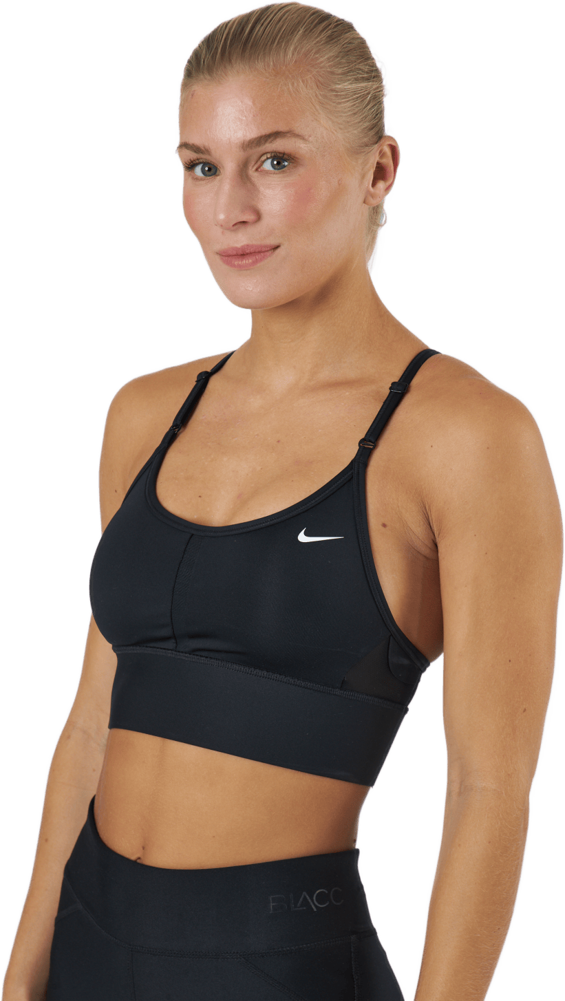 Dri-FIT Indy Women's Light-Support Padded Longline Sports Bra BLACK/WHITE - Bild 2
