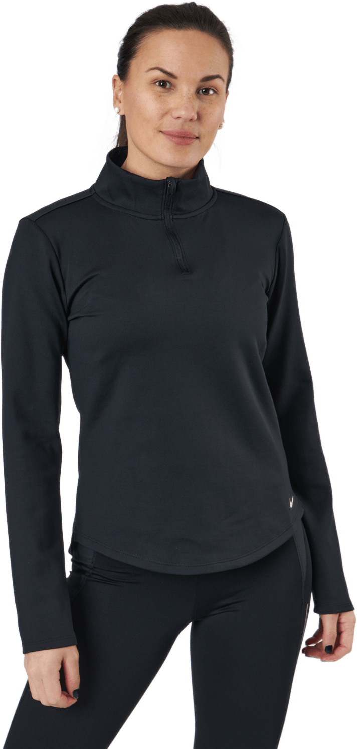 Therma-fit One Women's Long-sl Black/white, Female, Kleding, Overhemden, Training, Zwart, L