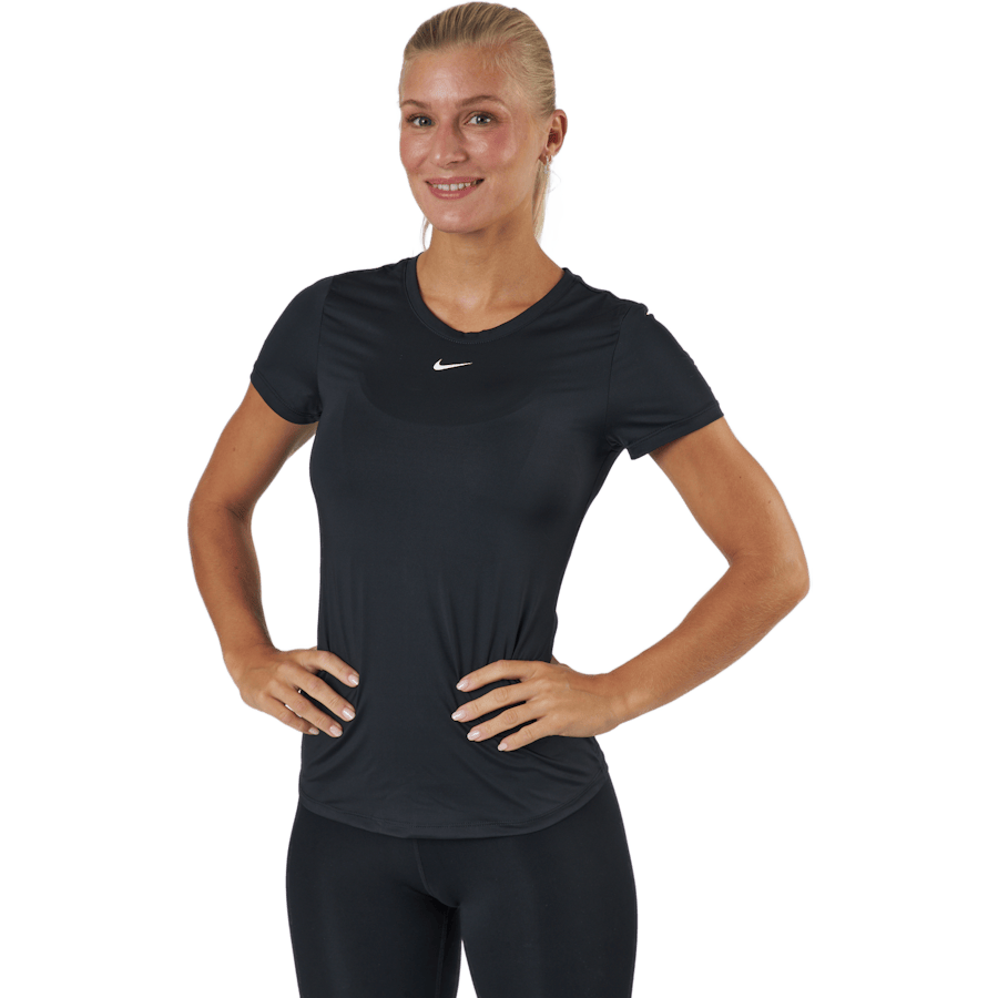 Dri-FIT One Women’s Slim Fit Short-Sleeve Top BLACK/WHITE