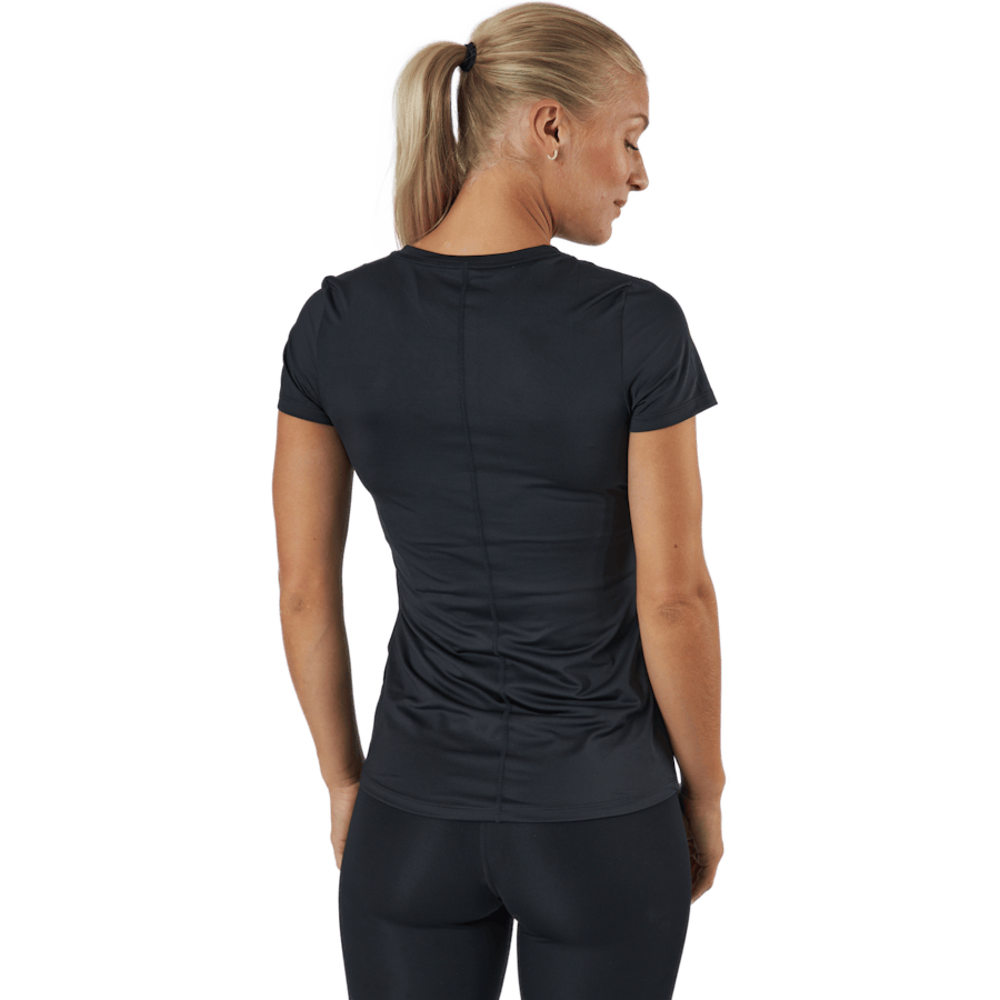 Dri-FIT One Women's Slim Fit Short-Sleeve Top BLACK/WHITE - Bild 3
