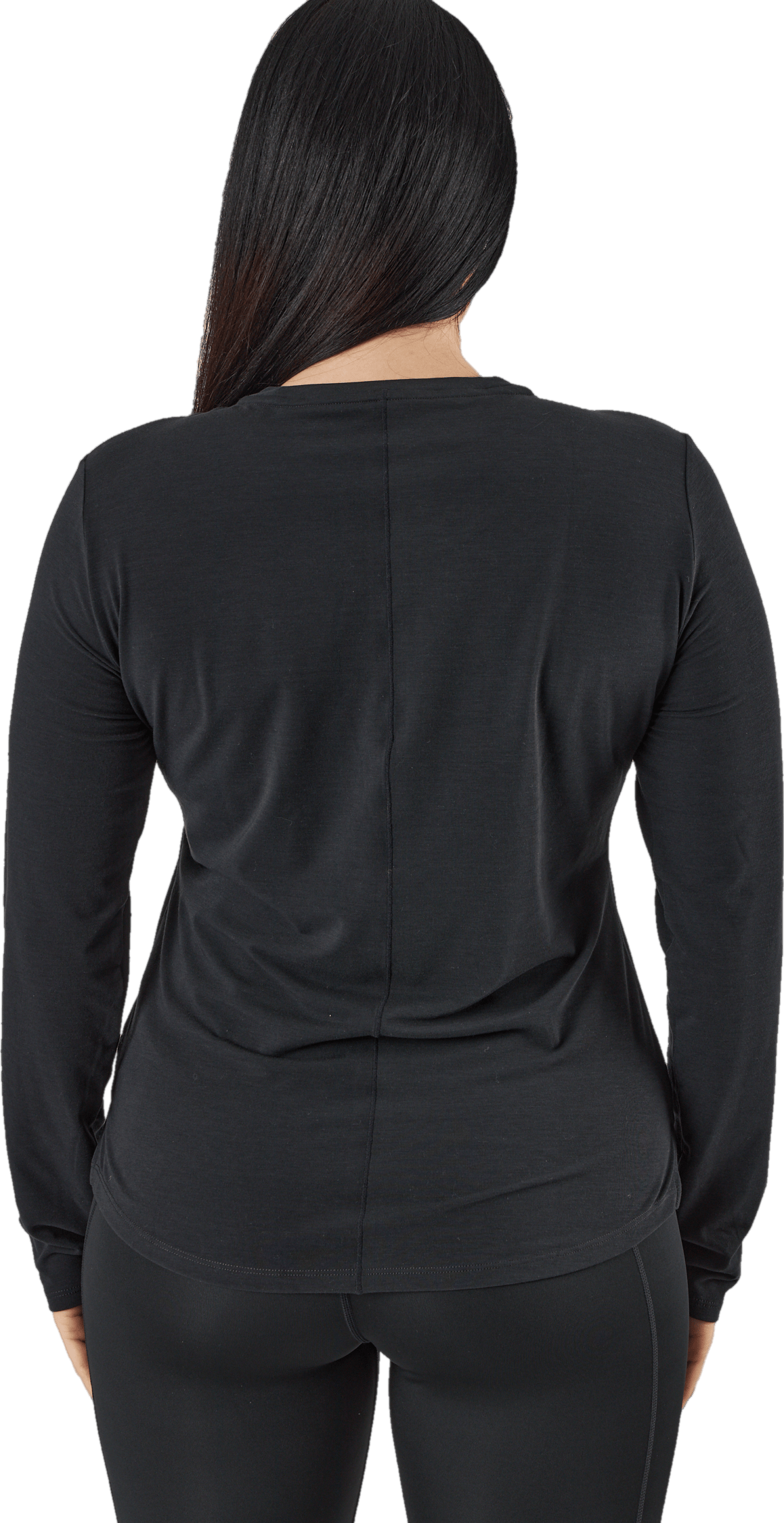 Dri-FIT One Luxe Women's Standard Fit Long-Sleeve Top BLACK/REFLECTIVE SILV - Bild 4