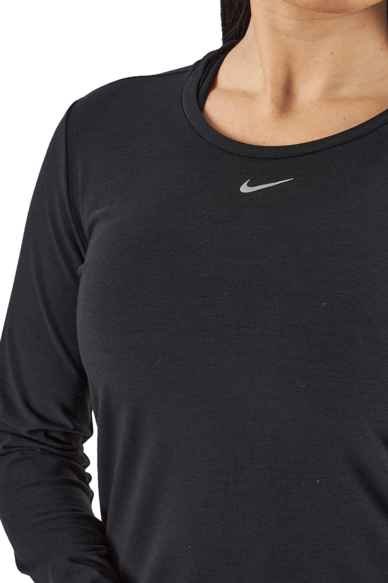 Dri-FIT One Luxe Women's Standard Fit Long-Sleeve Top BLACK/REFLECTIVE SILV - Bild 5